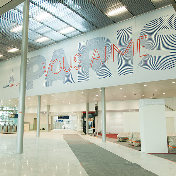 Vue intérieure d'Orly 3 à l'aéroport de Paris-Orly - Crédit : Aline Boros